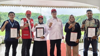 Pelindo Regional 1 Menerima Penghargaan dari PMI Sumatera Utara Tahun 2025