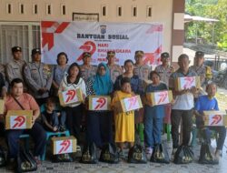 Kunjungi Panti Asuhan Disabilitas, Polres Sibolga Berikan Bansos