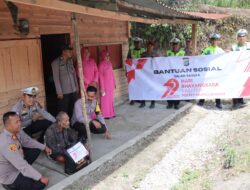 Polres Pakpak Bharat Berikan Bansos Jelang Hut Bhayangkara ke 79