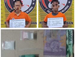 Duduk Santai di Kursi, Dua Pengedar Shabu Dibekuk Sat Narkoba Polres Pelabuhan Belawan