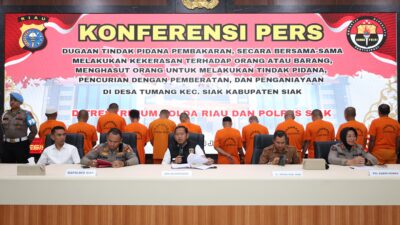 Polda Riau Tetapkan 13 Tersangka Terkait Kerusuhan di PT. SSL Siak