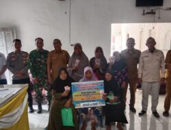 Ikut Mensukseskan Program Pemerintah, Bati Tuud Koramil 04/LB Hadiri Penyaluran BLT DD Desa Sei Jawi-jawi