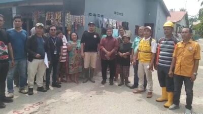 Janses Simbolon Serap Aspirasi Warga Kelurahan Seimati dan Martubung,Tinjau Pengukuran Jalan dan Drainase