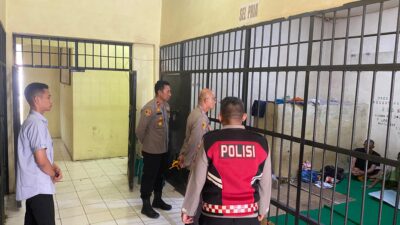 Pastikan Tupoksi Berjalan Dengan Baik Kapolres Dan Waka Polres Pakpak Bharat Cek Kinerja Personil.