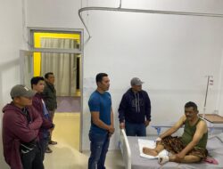 Kapolres Pakpak Bharat Bersama PJU Kunjungi Personil Yang Sakit