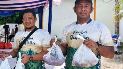 BNCT dan Bea Cukai Belawan Salurkan Hewan Kurban kepada Masyarakat Sekitar Pelabuhan