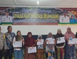 Babinsa Koramil 01/AK Pendampingan BLT DD di Desa Hasang