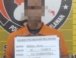 Edarkan Shabu di Jalan Paku, Bambang Diciduk Sat Narkoba Polres Pelabuhan Belawan