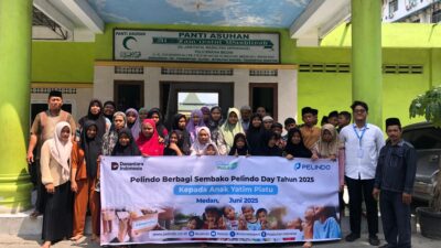 PELINDO BERBAGI SEMBAKO KEPADA ANAK YATIM MEMPERINGATI PELINDO DAY TAHUN 2025