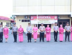 Kapolres Sibolga Irup Kenaikan Pangkat Personil Polres Sibolga