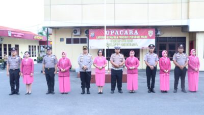 Kapolres Sibolga Irup Kenaikan Pangkat Personil Polres Sibolga