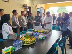 Personil Koramil 01/AK dan Pemerintah Kualuh Hulu Sambangi Mapolsek, Ucapkan Selamat HUT Bhayangkara KE-79