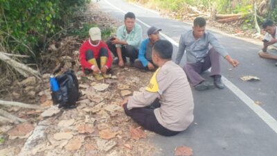 Bhabinkamtibmas Polsek Sukaramai Aktif Sapa Masyarakat Ajak Ciptakan Kamtibmas Yang Kondusif Di Desanya.