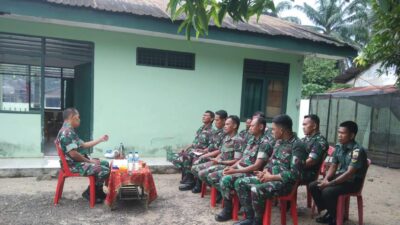 Melalui Jam Komandan, Danramil 05/BD Berikan Penekanan dan Arahan Kepada Anggota