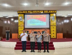 Polres Pelabuhan Belawan Mendapat Penyuluhan Adaptasi Penegakan Hukum Era Digital dan Restorative Justice