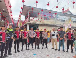 Pastikan Perayaan HUT Dewa Chi Kung Kondusif, Personil Polres Sibolga Laksnakan Pengamanan