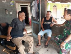 Koramil 05/BD Komsos Dengan Pelaku UMKM di Desa Binaan