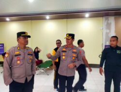 Bidang Dokkes Polda Sumut Kunjungi Polres Pakpak Bharat Dalam Rangka Pemeriksaan Kesehatan Berkala Intensif.