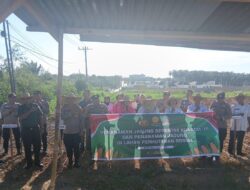 Danramil 13/AN Hadiri Penanaman Jagung Serentak Kwartal III