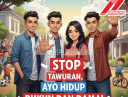 Tawuran Dipekan Labuhan, Polisi Diserang Batu dan Petasan, Petugas Bubarkan Dengan Peluru Karet