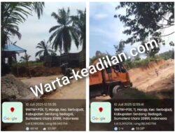 Galian C di Desa Tanjung Harap Diduga Ilegal,Rusak Lingkungan