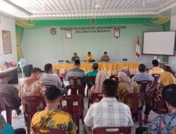Danramil 06/MB Bersama Forkopimca Kecamatan Marbau Melaksanakan Kegiatan Pembentukan Panitia HUT RI ke 80