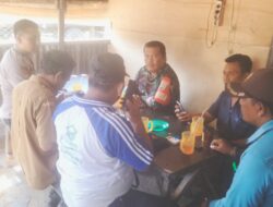 Babinsa Koramil 09/NL Gelar Komsos Bersama Perangkat Desa dan Bhabinkamtibmas