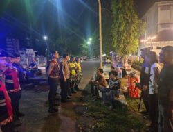 Personil Polres Sibolga Sosialisasi Call Center 110, Lapor Aksi Premanisme