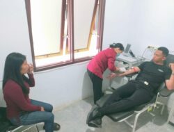 Personil Polres Pak Pak Bharat Kembali Donorkan Darah ,Warga Ucapkan Terimakasih