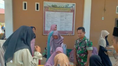 Koramil 12/LP Hadiri Penyambutan Santri Baru di Ponpes Darul Falah