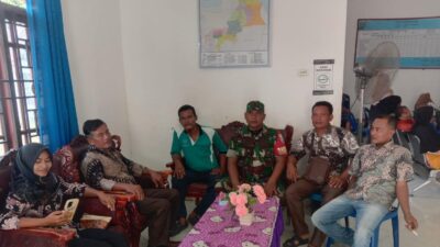Babinsa Koramil 09/NL Tekankan Soliditas Warga dan Pemerintah Desa
