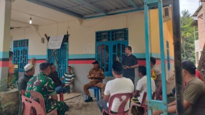 Koramil 12/LP Hadiri Mediasi Terkait Penyegelan Kantor Kepala Desa Huta Godang