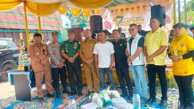 Danramil 01/AK Mayor Inf Parlindungan Sinaga,S.H, Hadiri Lomba Balap Traktor Roda 2