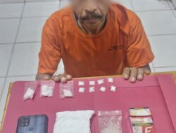 Polres Siak Bekuk Bandar Shabu di Dayun, 13,71 Gram Barang Bukti Diamankan