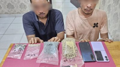 Polres Siak Gerebek Gudang Ekstasi, 1.213 Butir Disita dari Dua Tersangka di Perawang