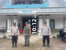 Bantu Kelancaran Masyarakat Melaksanakan Ibadah Minggu Polres Pakpak Bharat Lakukan Pengamanan.
