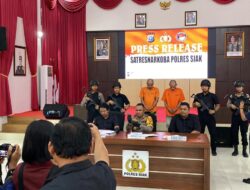 Polres Siak Sita 1215 Butir dari Gudang Ekstasi