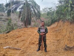 Satgas TMMD 125 Kodim 0209/Labuhanbatu Cek Jalan Sepanjang 4.500 Meter di Desa Tanjung Medan