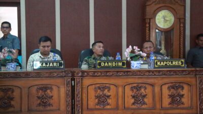 Dandim 0209/LB Hadir Dukung Pengantar Nota Keuangan Ranperda Perubahan APBD 2025