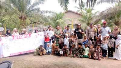 Babinsa Koramil 09/NL Hadiri Peringatan Hari Anak Nasional ke-41 dan Peresmian Program KTT Madrosa di TK Nurul Hikmah