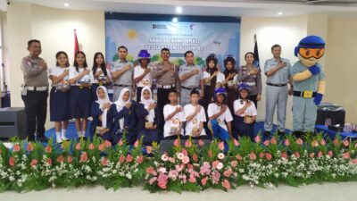 Polda Sumut Gandeng Pelajar Jadi Duta Tertib Lalu Lintas di Operasi Patuh Toba 2025