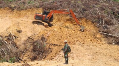 Hari Ke-4 TMMD ke-125, Pembukaan Jalan 4.500 Meter Di Desa Tanjung Medan Terus Berlanjut Dengan Proses Lancar
