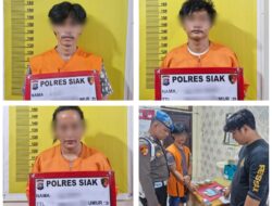 3 BD Sabu Antar Kampung,di Bekuk Polres Siak