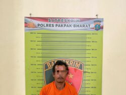Terduga Pelaku Pemerkosaan Terhadap Penyandang Disabilitas Intelektual Di Ciduk Tekab Polres Pakpak Bharat.