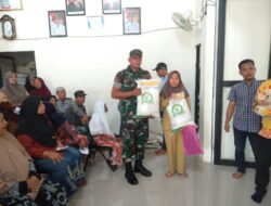 Babinsa Koramil 07/AKB Dampingi Penyaluran Bantuan Beras Pangan Pemerintah
