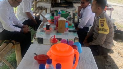 Jelang HUT RI Ke – 80 Bhabinkamtibmas Polsek Sukaramai Coffee Morning Dengan Muspika Setempat.