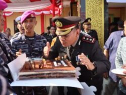 Yonmarhanlan I Beri Kejutan Manis di Hari Bhayangkara ke-79 untuk Polres Pelabuhan Belawan