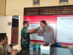 Danramil 03/SB Mayor Inf J Sembiring Berikan Surprise ke Polsek Panai Hilir