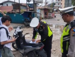 Hari Pertama Ops Patuh Toba 2025, Polres Sibolga Langsung Tindak Pelanggar Lalu Lintas