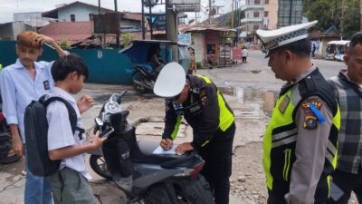 Hari Pertama Ops Patuh Toba 2025, Polres Sibolga Langsung Tindak Pelanggar Lalu Lintas